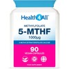 5-MTHF Methylfolate 1000mcg, 90 Capsules, 3 Month Supply, Active Folic