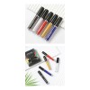 O Diy Liquid Lipstick Set 5pcs Black White Blue Yellow