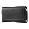 DFV mobile - Horizontal Leather Holster with Belt Loop for