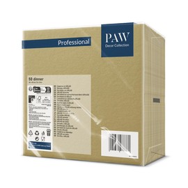 Paw Airlaid Napkins - Fabric-Like (40 x 40 cm) I Pack of 50 I Ideal for Weddings, Christenings, Communion, Birthdays I Fabric Napkins - Plain, Gold I Colour: Monocolour (Gold)