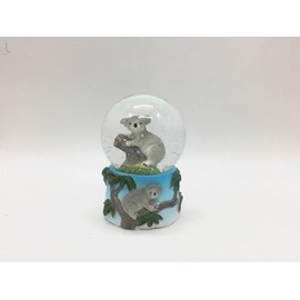 Cornelißen Glitter Ball Koala Height 6.5 cm Animal Snow Miniature Shaker Glass Ball