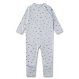 Sanetta Baby Jumpsuit Beige Rainbow | Practical and Comfortable Unisex Romper Made of Organic Cotton Baby Jumpsuit, blue, 62