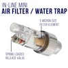 Master Airbrush In-Line Mini Air Filter Water Trap - 1/8"