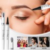 Fengyang 2 x Waterproof 3D Eyebrow Pencil, Eyebrow Pencil with