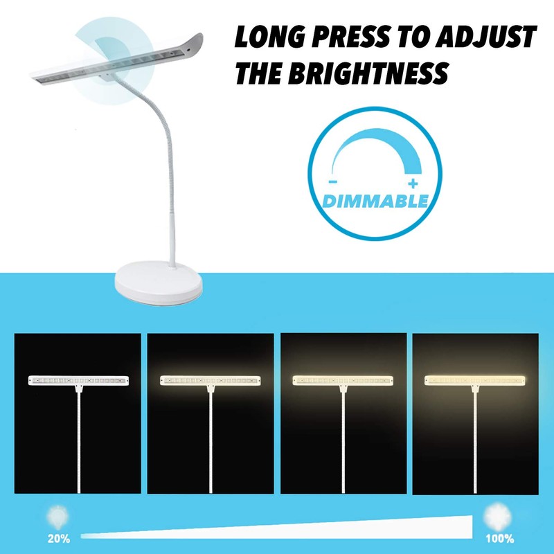 Infitronic IN18LEDKLW - 18 LEDs Piano Lamp Table Lamp Warm