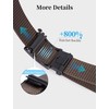 SKiporty Men's Ratchet Tactical Belt, Nylon Web Work Belts with