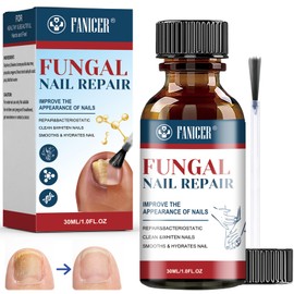 30 ml Nail Building Serum with Rubbing Strips and Brushes, Nail Care Nourishing, Nail Repair for Cracked, Nail Repair, Cuticle Care for Broken and Discoloured Nails