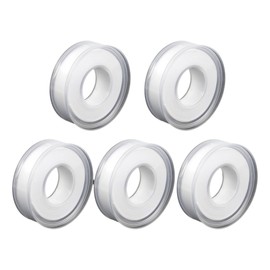 BOMEI PACK Plumbers Tape,PTFE Tape,Teflone Tape,1/2 Inch X 520 Inches,Sealant Tape,Thread Seal Tape for Shower Head,Water Pipe Plumbing Sealing Tape (5)