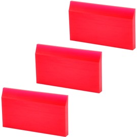 AHCHAY 2-inch Extra Small Rubber Squeegee Flexible and Soft Non Scratching for Resin 3D Printing Cleanup, Car Rear Glass Cleaning, Mirror Cleaning, Window Tint Films, Pack of 3