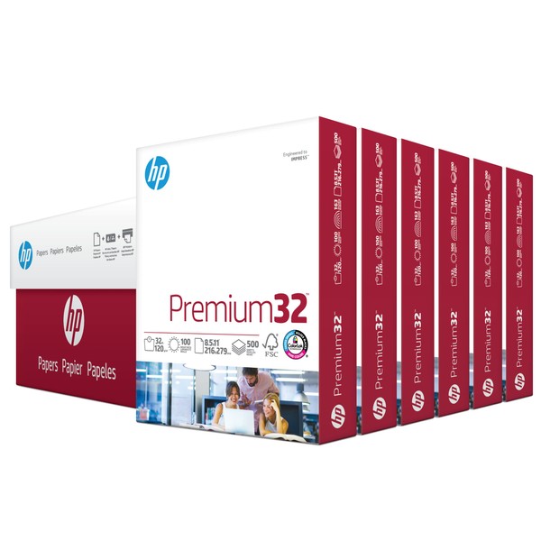 HP Printer Paper | 8.5 x 11 Paper | Premium