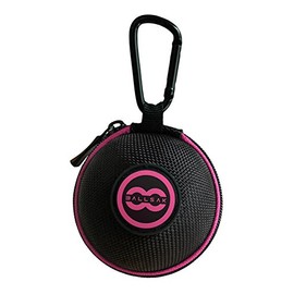 Ballsak Sport - Pink/Black - Clip-on Cue Ball Case, Cue Ball Bag for Attaching Cue Balls, Pool Balls, Billiard Balls, Training Balls to Your Cue Stick Bag Extra Strong Strap Design!