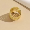 TseanYi Adjustable Wire Wrap Ring Flexible Wrap Around Finger Ring
