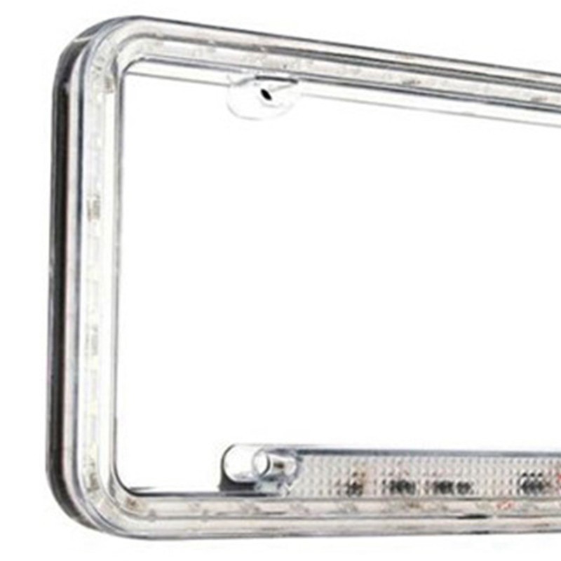 License Plate Frame Light LED Plate Holder Bracket 6W 12V