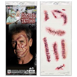 Widmann 40882-10 STAPLED & STITCHED TATTOOS -