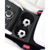 Elektroplate Soccer Ball Automotive Ceramic Coasters (2.6" Diameter) | Universal