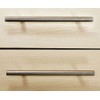 Micro Trader 128 mm bore hole, stainless steel, furniture handles,