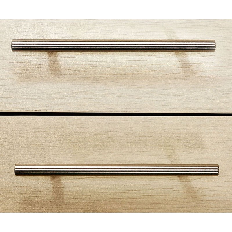 Micro Trader 128 mm bore hole, stainless steel, furniture handles,