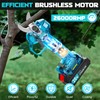Cordless Pole Pruning Shears Compatible with Makita 18V Battery: 1.5-2