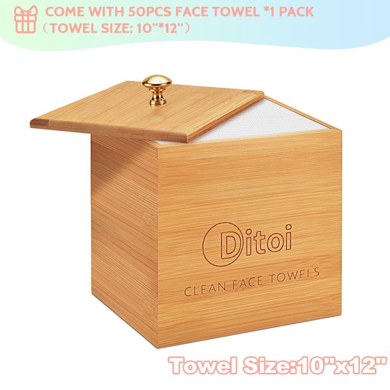 Ditoi Disposable Face Towels Home Use Single-use Towelette:_Box with Drawer