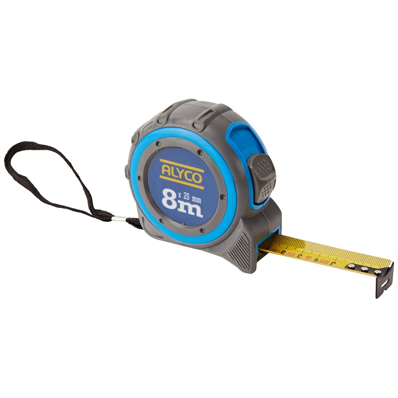 Alyco 197320 Flexometer, Blue, 8 m