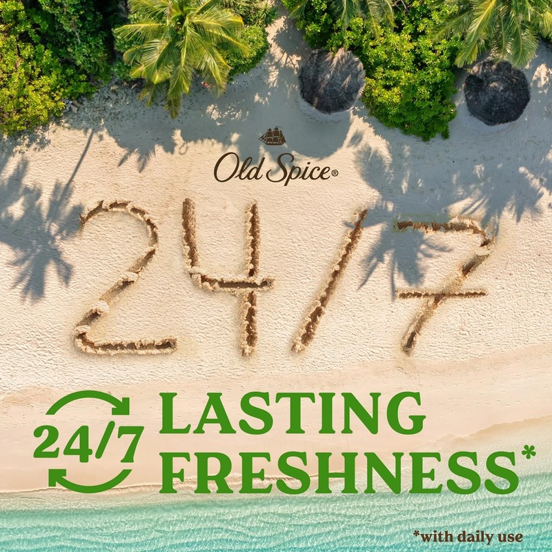 Old Spice Fresh Collection Deodorant, Fiji 3 oz (Pack of