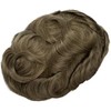 Prótesis Capilar Hombres Tupé(Straight,18_110%_FREE_8X10)