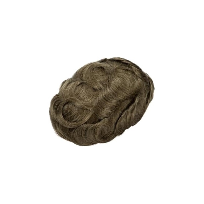 Prótesis Capilar Hombres Tupé(Straight,18_110%_FREE_8X10)