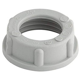 Hubbell-Raco 1405 Insulating Bushing, Polypropylene, 105 Degree C Rating, 1-1/4" (Pack of 25), Gray
