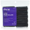 Diane Satin Foam Rollers, 7/8 Inch, 10 Count