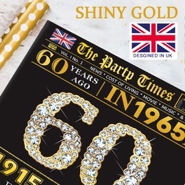 60th Birthday Cards Funny 3D Pop Up Gifts with Envelope for Women Men Wedding Anniversary Party Decorations Born In 1965 60 Year Old Poster Greeting Cards for Grandma Mum Dad Husband Wife Aunt Uncle