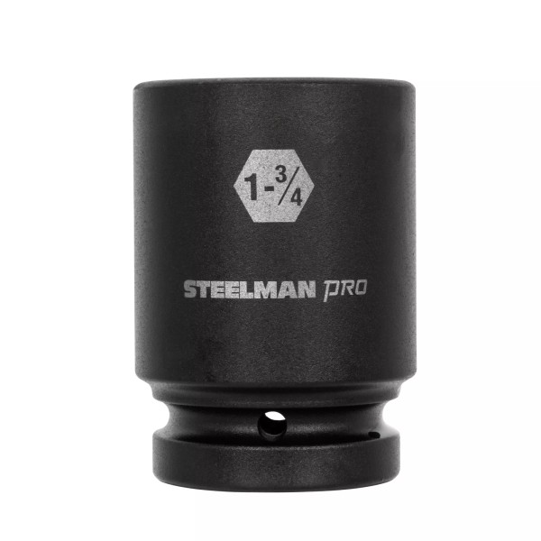STEELMAN PRO 1-Inch Drive 1-3/4-Inch 6-Point Deep Impact Socket, 60543