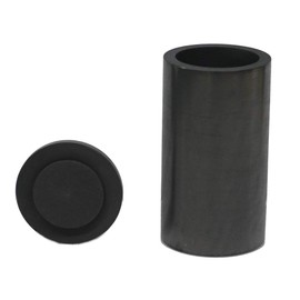 OTOOLWORLD Smelting Lab Graphite Crucible with Cover Lab Supply 45MM X 80MM