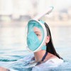 Jsdoin Snorkel Mask Full Face,180°view Design - Anti-fog, Anti-leak Technology