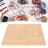 Bracelet Bead Board Jewelry Making Bracelet Measurement Board Bamboo Beading