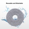 roborock 4 Pack Microfiber Mop Cloths for QV 35A/QV 35S/QR