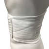 OTC Lumbosacral Support, 7-inch Lower Back, Lightweight Compression, Elastic, White,