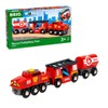 BRIO World Rescue Fire Train for Kids, Wooden Railway Fire