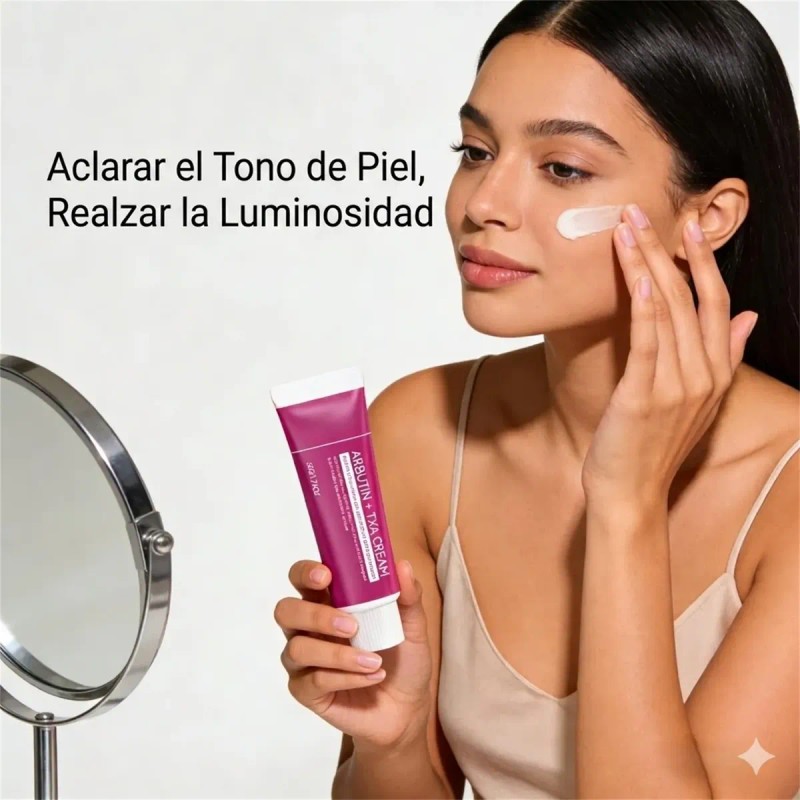 Crema Facial Despigmentante Ácido Tranexámico Arbutina