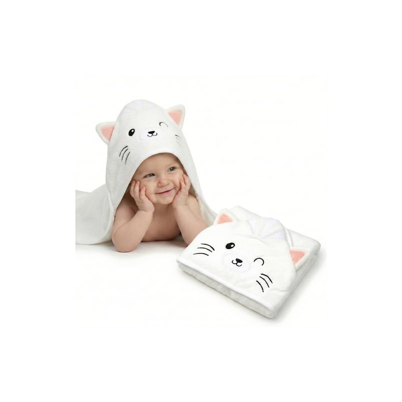 Premium Baby Towel for Bath with Hood, Extra Soft, Silky
