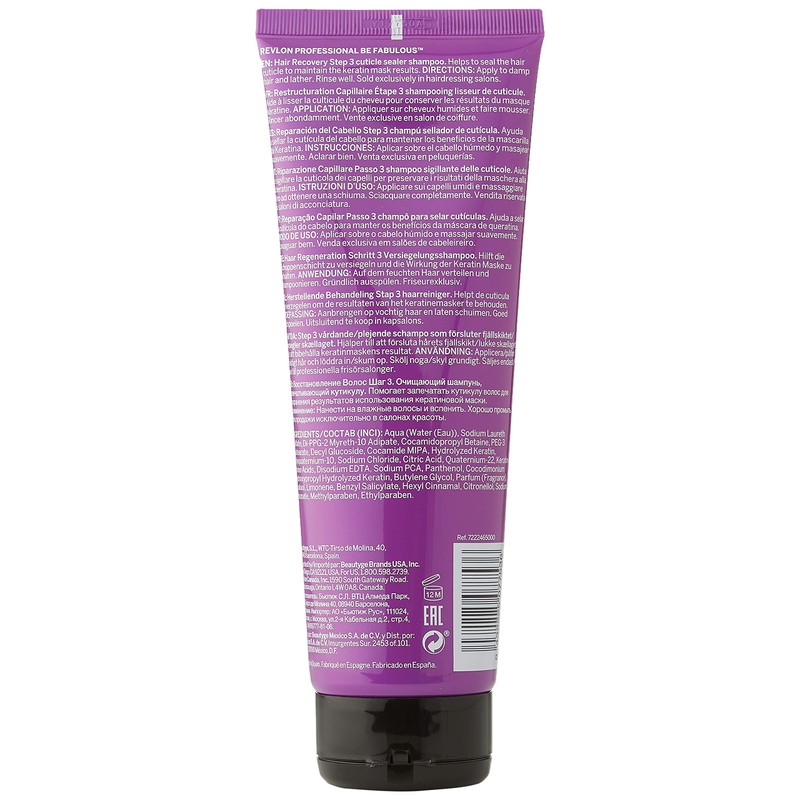 REVLON PROFESSIONAL Be Fabulous Recovery Step 3 Cuticle Sealer Shampoo