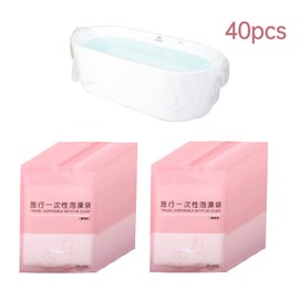 Swingers 40 Pack Disposable Bathtub Cover Liner, Large Bathtub Liner Plastic Bag Hotel Bathtub Liners for Salon, Household and Hotel Bath Tubs (102x47inch)