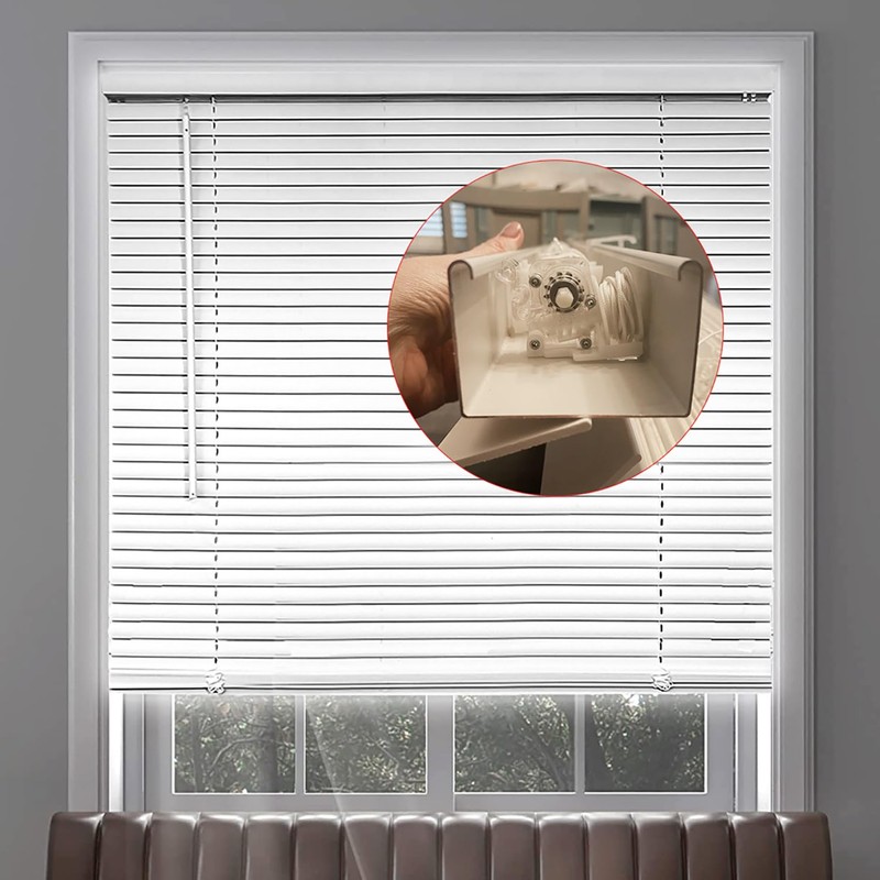 ZZLZX Tilt Mechanism for Hexagonal Rod Horizontal Blinds with Transparent