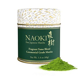 Naoki Matcha (mezcla de plata Yame, 1.4 oz40 g)  Polvo auténtico de té verde matcha japonés de grado ceremonial de Yame, Fukuoka                      