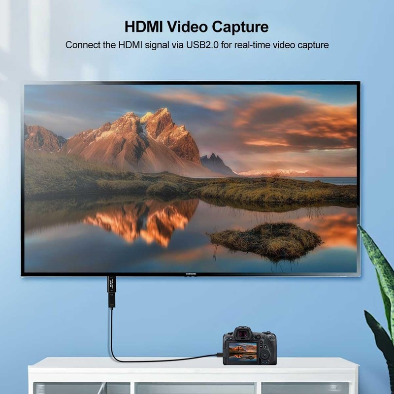 4K HDMI Video Capture Card, T Tersely Portable HDMI to