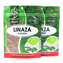 Hanan-Peru Linaza Flaxseed x 100 grs Bag (Linaza Semilla x 100 gramos Bolsa)x 2 bags