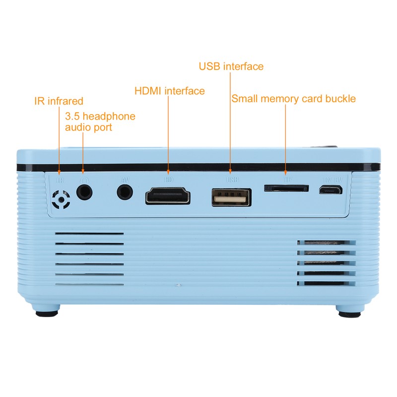 Projector Mini LED Portable 1080P HDMI MultiFunction Home Theater S361