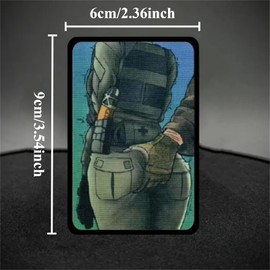 Sexy Beauty Printed Patches, Military Morale Tactical Hook and Loop Decorative Patch for Backpacks, Army Vests, Hats, Jackets