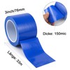 BOMEI PACK 76 mm x 33 m Warning Tape Blue