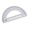 hand2mind Clear, Plastic, Student Math Protractor Set for Classroom (Pack