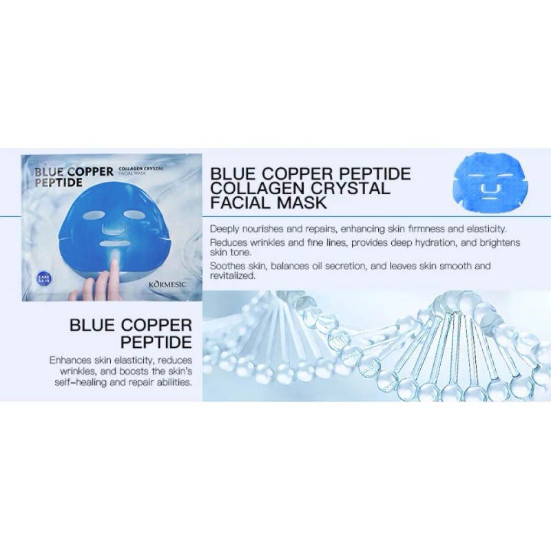 🔥 Mascarilla facial de colágeno con ácido hialurónico paquete Vitaminas